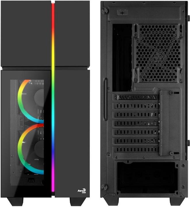 Produktbild AeroCool Playa Midi-Tower, Tempered Glass (Mini-ITX, mATX, ATX)