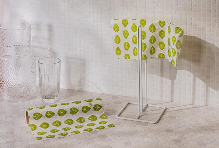 Actual product image Nuts Paper roll holder white