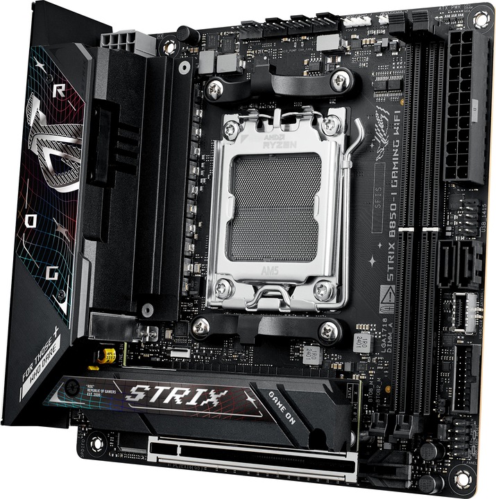 Actual product image ASUS ROG STRIX B850-I GAMING WIFI (AM5, AMD B850, Mini-ITX)