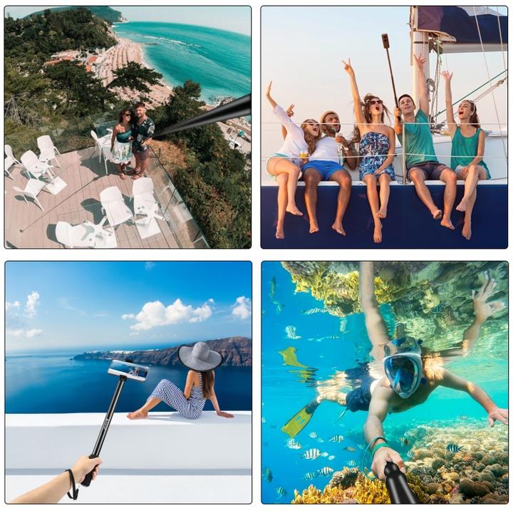 Produktbild Puluz 2m Metal Selfie Stick Monopod for Insta360 One RS / X2 / X3 / X4