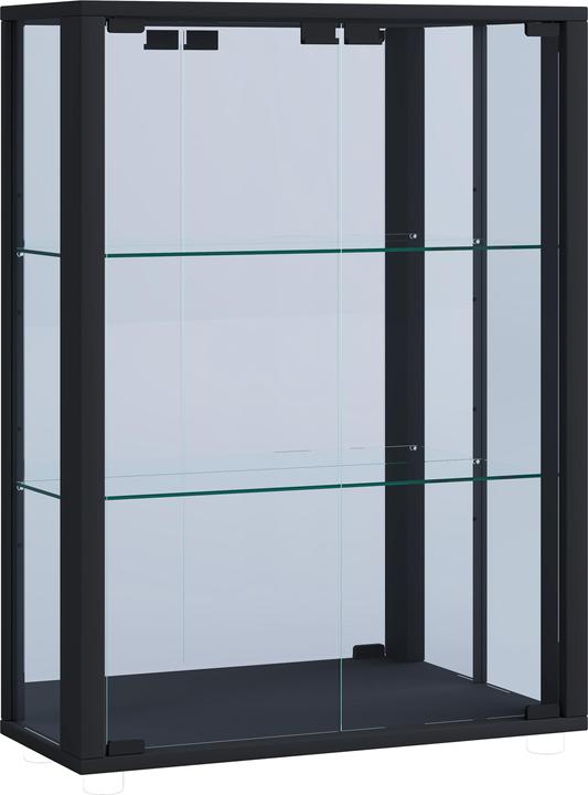 VCM Vetrina da parete Vetrina da collezione Vetrina da parete Vetrina da scaffale Vetrina da appendere (60 x 25 x 80 cm)