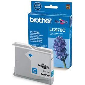 Brother, Druckerpatrone, LC-970C / LC-970CBP / LC-970CBPDR Tinte cyan (Y)