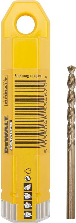 Produktbild DeWalt Metallbohrer HSS-G EXTREME 2 (4.8 Millimeter)