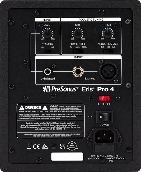 Productafbeelding PreSonus Eris Pro 4 (Actief, 1 stuk, 1x 80 W)