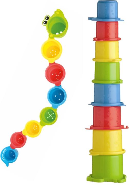 Produktbild Playgro Stapelbecher Krokodil