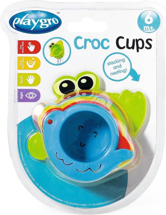 Produktbild Playgro Stapelbecher Krokodil