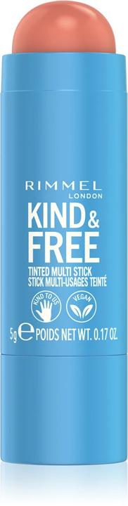 Actual product image Rimmel London Rimmel - Kind & Free Tinted Multi Stick 5 g 002 Peachy Cheeks (002 Peachy Cheeks)