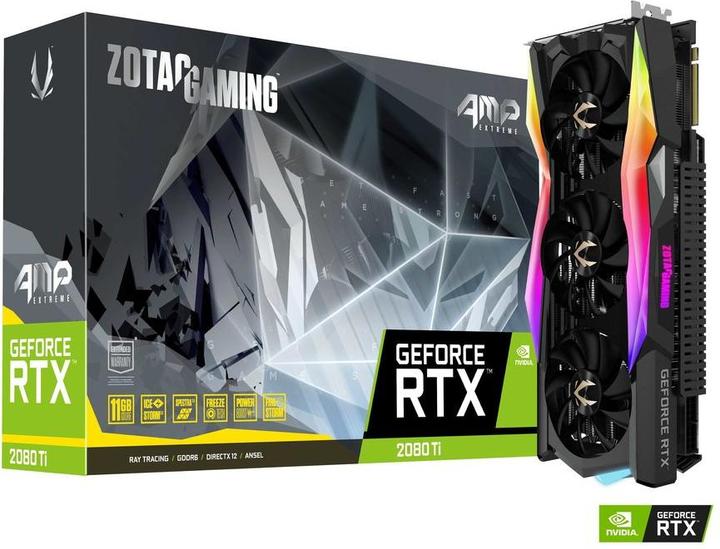 Image du produit Zotac Gaming GeForce RTX 2080 Ti AMP édition extrême (11 Go)