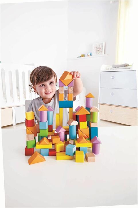 Actual product image Hape Wonderful Beech Blocks
