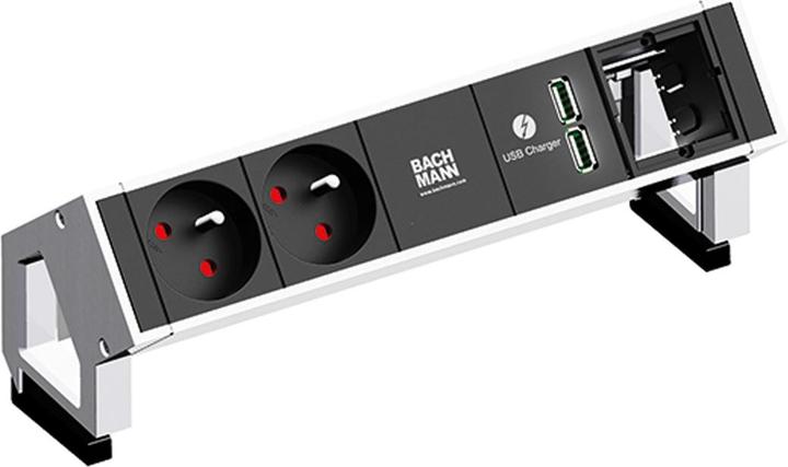 Actual product image Bachmann DESK 2 - Power strip - input, input GST18 (2x, CEE 7/5)