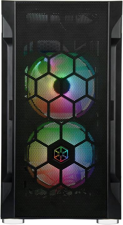 Immagine prodotto Silverstone Fara H1M Pro Micro-ATX Case - Vetro temperato, ARGB (mATX, Mini-DTX, Mini-ITX)