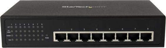 Productafbeelding StarTech 8 Poort Gigabit POE Ethernet Schakelaar (8 ports)