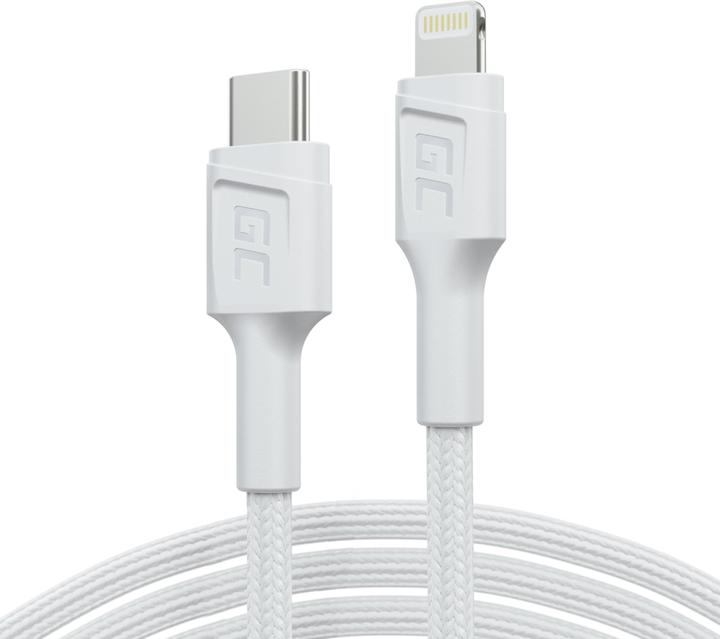 Image du produit GreenCell USB-C - Lightning MFi 1m pour Apple iPhone (1 m, USB 2.0, 29 W)