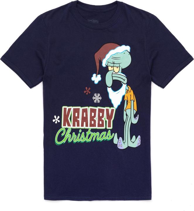 Produktbild Spongebob Squarepants TShirt weihnachtliches Design (L)