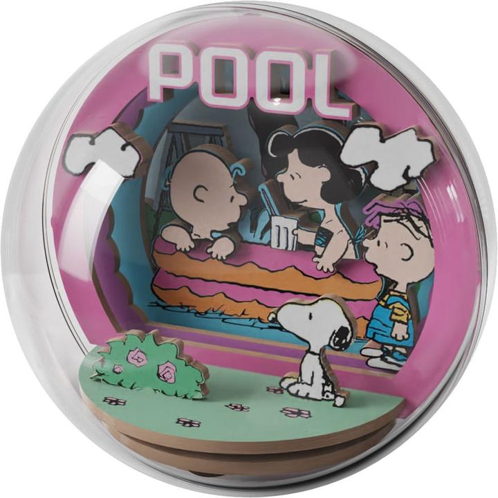 Pantasy Die Peanuts Puremind Modellbausatz Wooden Theater Globe Cool Pool