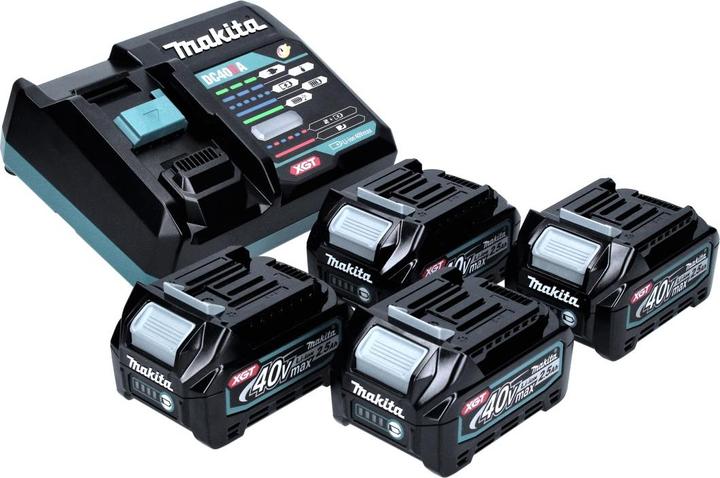Produktbild Makita Akku Starter Set 40 V max. mit 4x BL 4025 Akku 2,5 Ah XGT ( 4x 191B36-3 ) + DC 40 RA Schnell (40 V)