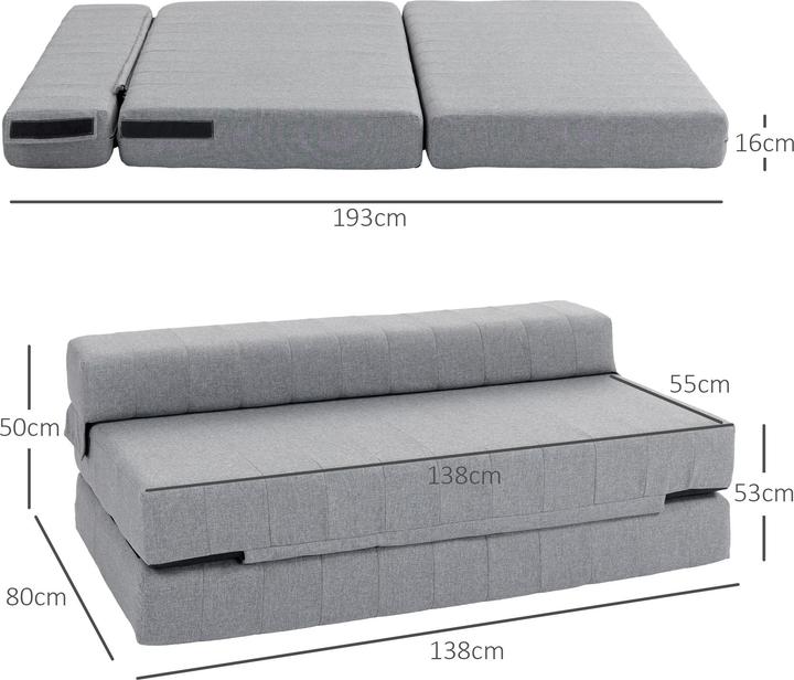 Produktbild Homcom Bodensofa (2-Sitzer)