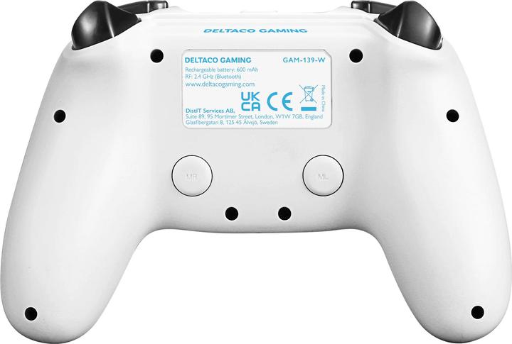 Actual product image Deltaco Gaming Wireless PS4 & PC Controller (Android, PS4, PC)