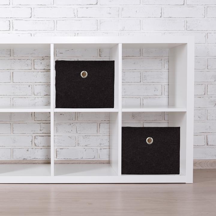 Immagine prodotto Relaxdays 2x scatola portaoggetti (20,5 x 25 x 16 cm, 8 l)