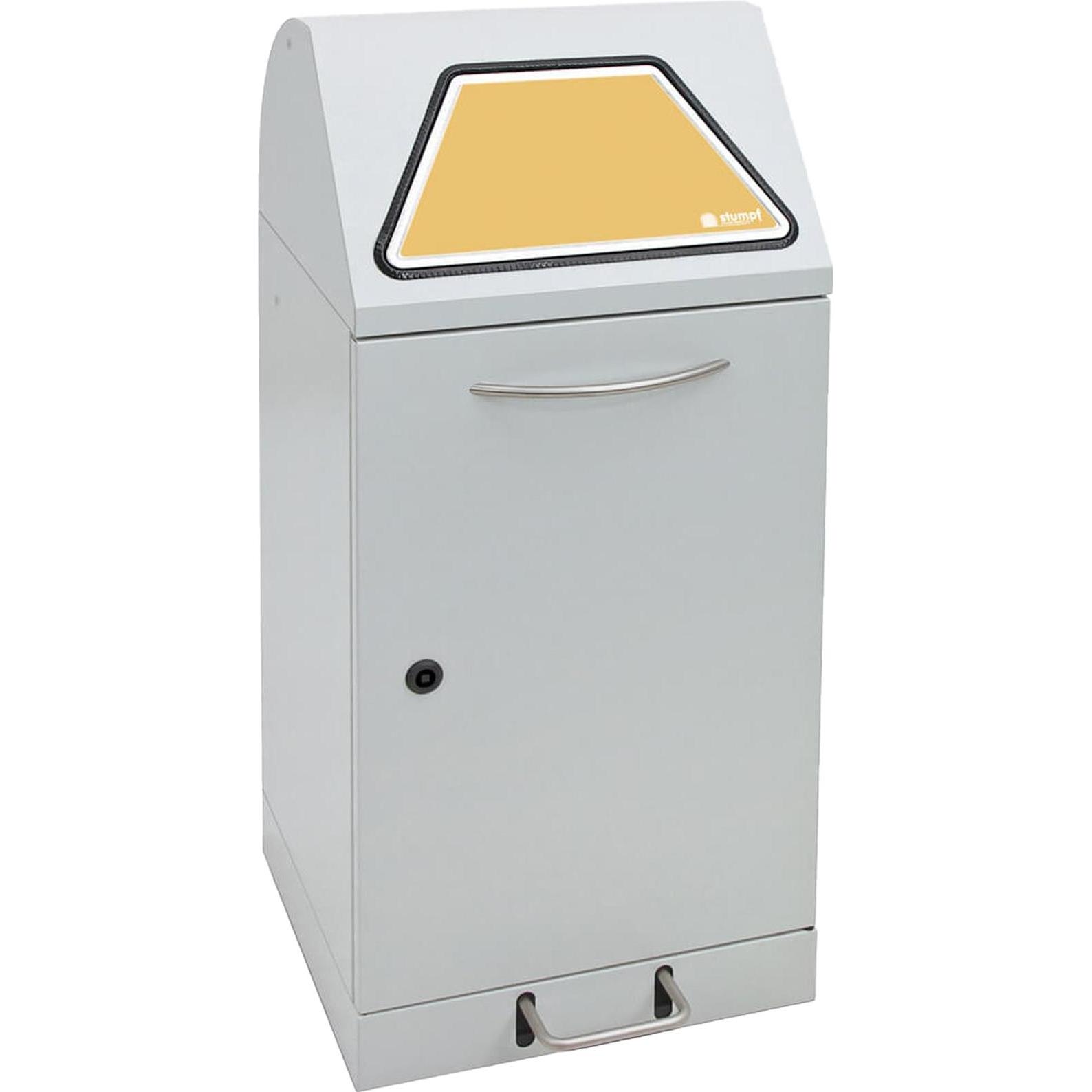 Stumpf Sistema Collettore riciclabile, azionato a pedale, Pattumiera, Grigio