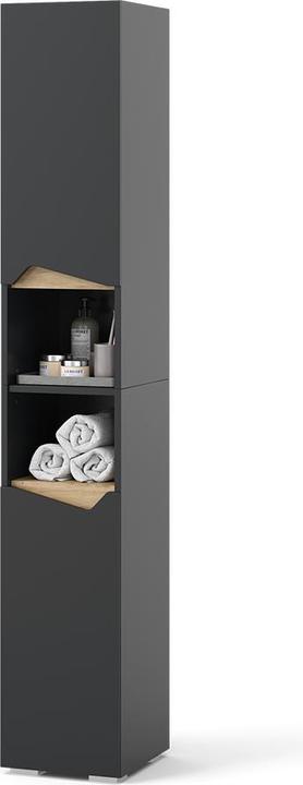 Produktbild Vicco Marelle mit Türen, und offenen Fächern (180 x 30 x 35 cm)