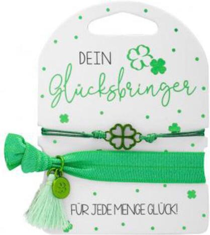 Produktbild Sheepworld Armband Set Motiv Klee.48469 (Zinklegierung, Polyester, Pappe)