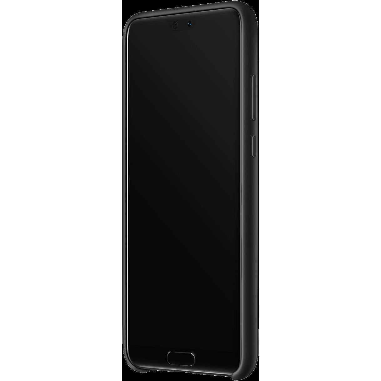 Thumbnail - Huawei Silicon (Huawei P20), Smartphone Hülle, Schwarz