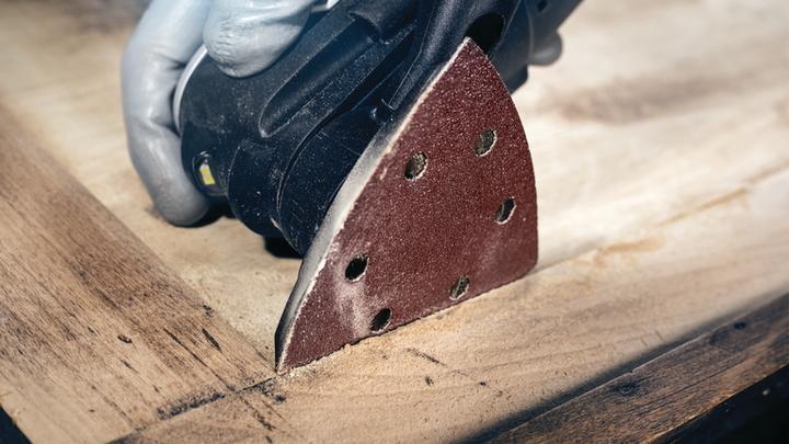 Produktbild Bosch Zubehör PRO F460 Schleifblatt, 93 x 93 mm, G60, G80, G120, G180, G240, 5-tlg. (60, 80, 100, 120, 180)