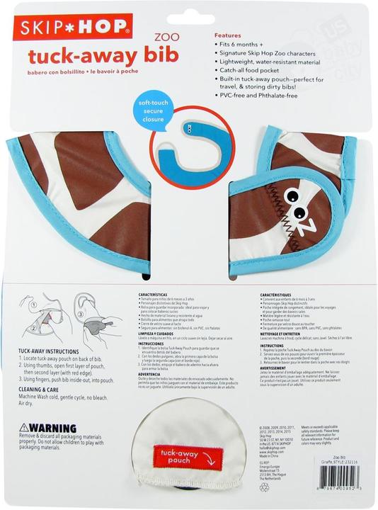 Actual product image Skiphop Zoo Bib Giraffe (6 Months)