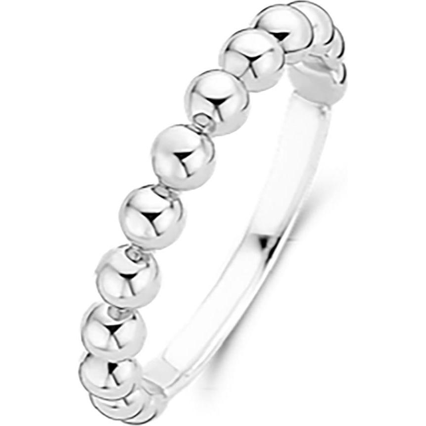 Ti Sento Milano, Ring, Ring mit Kugelstruktur 12181SI, (56, 925 Silber)