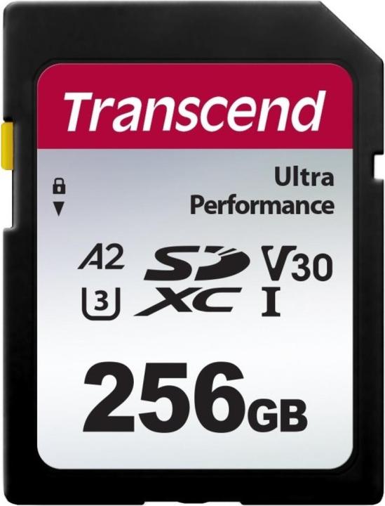 Productafbeelding Transcend SD-kaart SDXC SDC340S 160/90 MB/s (256 GB, SDXC, U3, UHS-I)