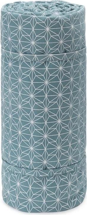 Immagine prodotto Urbanara Picknickdecke Mallur 130 x 190 cm - Taubenblau / Naturweiss