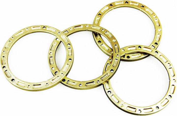 Produktbild Amewi Felgenringe gold 1:8, 4 Stück