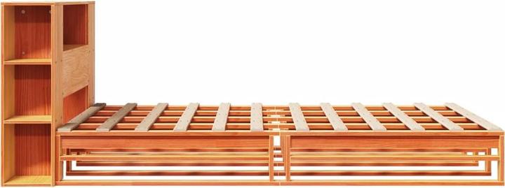Image du produit vidaXL Bett mit Regal (135 x 190 cm)