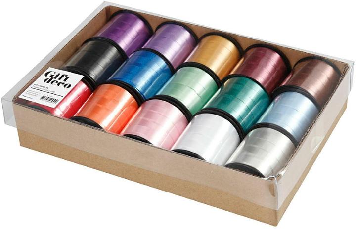 Produktbild Creativ Company Kräuselband 10 mm, Sortierte Farben, 15 Stück (15x)