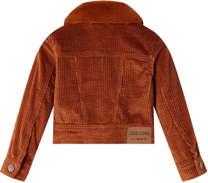 Produktbild VidaXL Kinderjacke Cord Cognac 140,Aussenmaterial: Cord (100 (140)