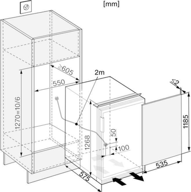 Produktbild Miele K 34542-55 EF-1 (216 l)