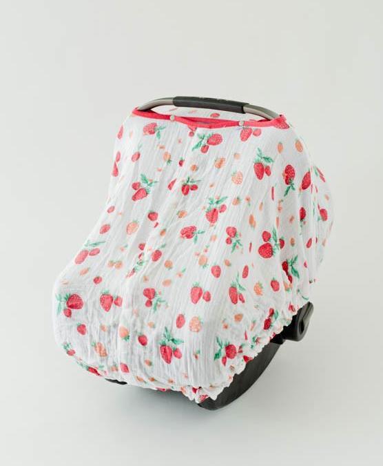 Actual product image little unicorn Car Seat Canopy