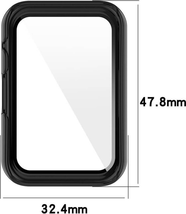 Produktbild Cover-Discount OPPO Watch Free - Schutz Case mit Panzerglas schwarz