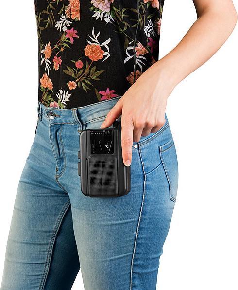 Actual product image Auvisio Mobile cassette player, Bluetooth transmitter + In-EAR headset