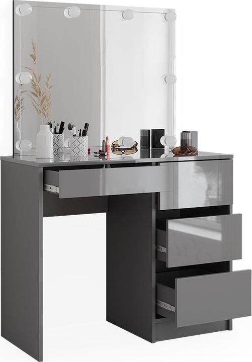 Produktbild Vicco Sherry mit Hocker und Beleuchtung (90 x 75 x 40 cm)