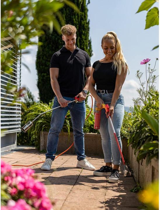 Produktbild Rothenberger Ökogärtner Premium Brenner 940 °C ( 1500003247 ) Unkrautbrenner mit 10 cm br