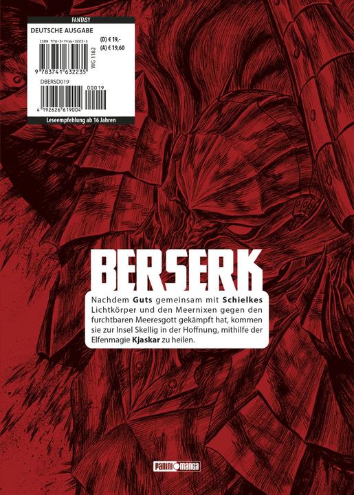 Produktbild Panini Berserk: Ultimative Edition 19 (Deutsch, Kentaro Miura, 2023)