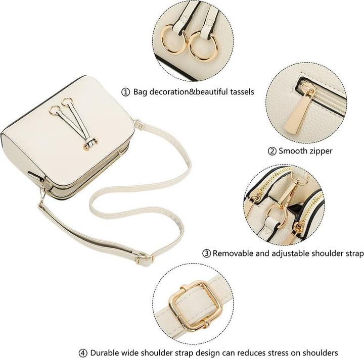 Produktbild Only-Bags.Store Solide Umhängetasche aus PU-Leder