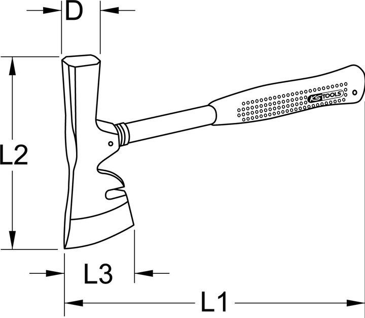 Image du produit KS Tools Hache de plâtrier