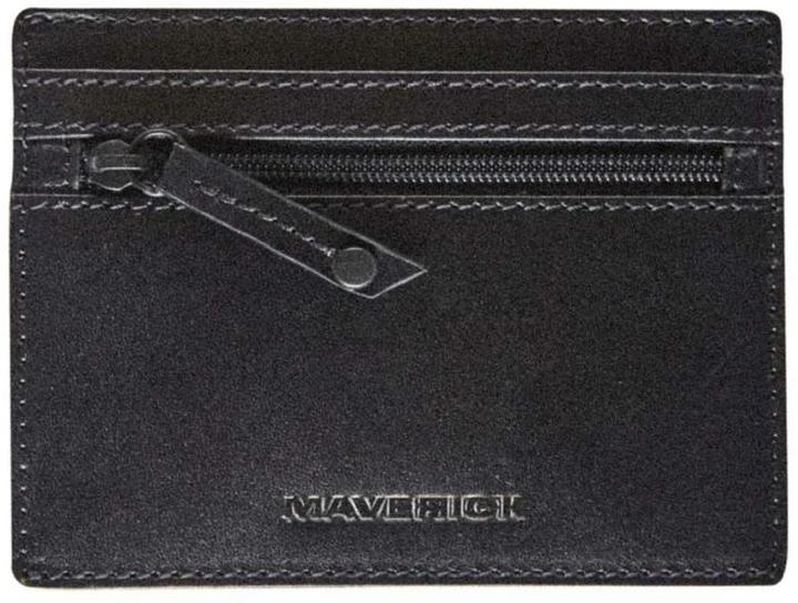 Actual product image Maverick Wallet All Black 11.5 x 8.7 cm, Black