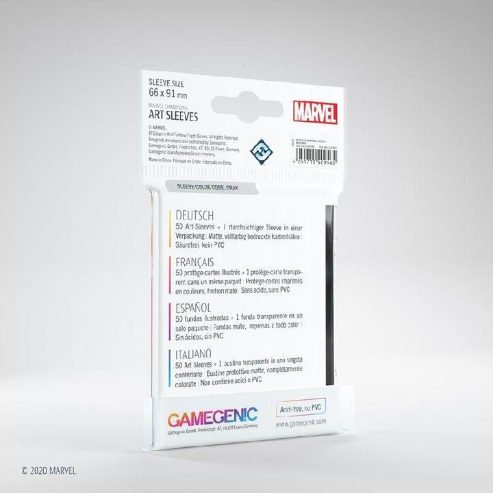 Produktbild Gamegenic GGS10108ML - Marvel Champions Art Hüllen - Marvel lila (50+1 Hüllen)