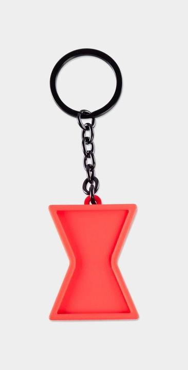Actual product image Black Widow Movie 3D Rubber Keychain