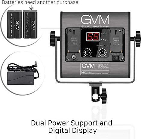 Image du produit GVM Lampes vidéo LED avec support (Lumière vidéo)