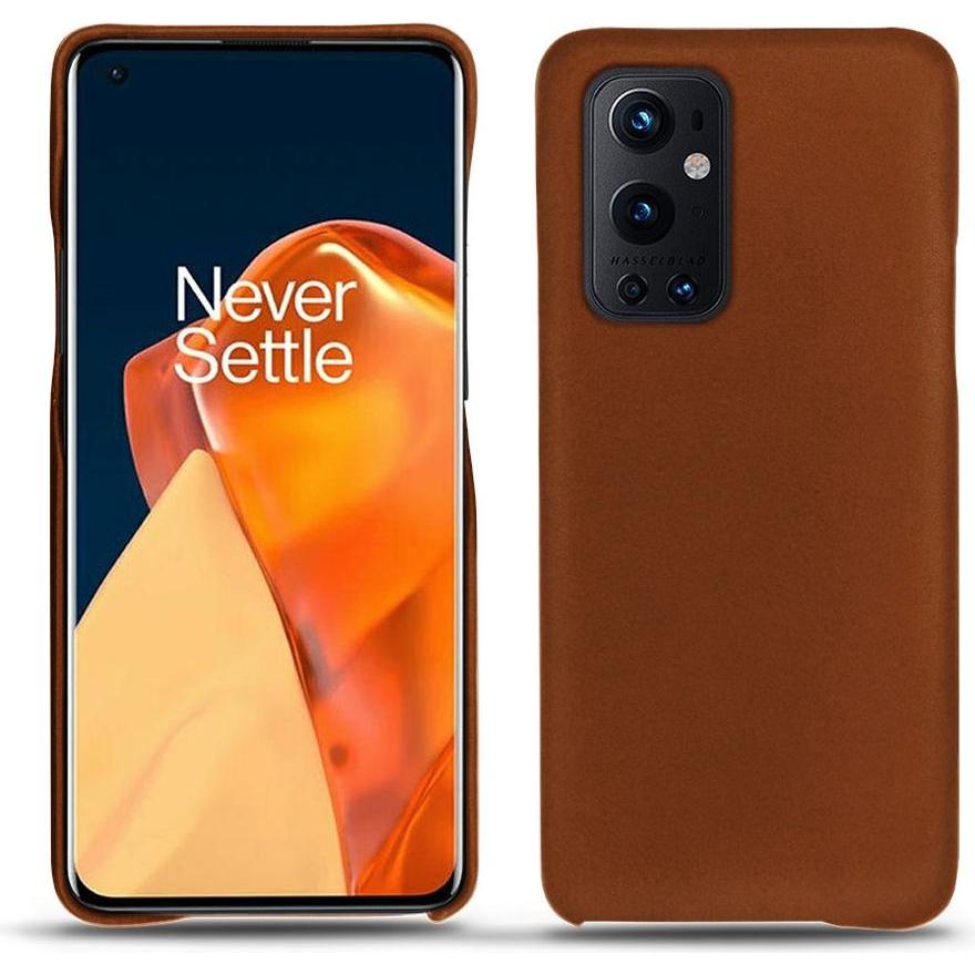 Noreve Lederschutzhülle (OnePlus 9 Pro), Smartphone Hülle, Braun